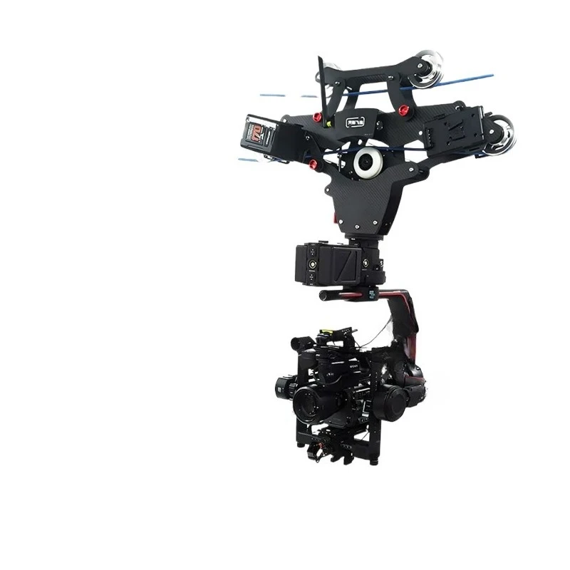 Wireless remote control ropeway shooting system, stabilizer SLR camera live shooting equipment