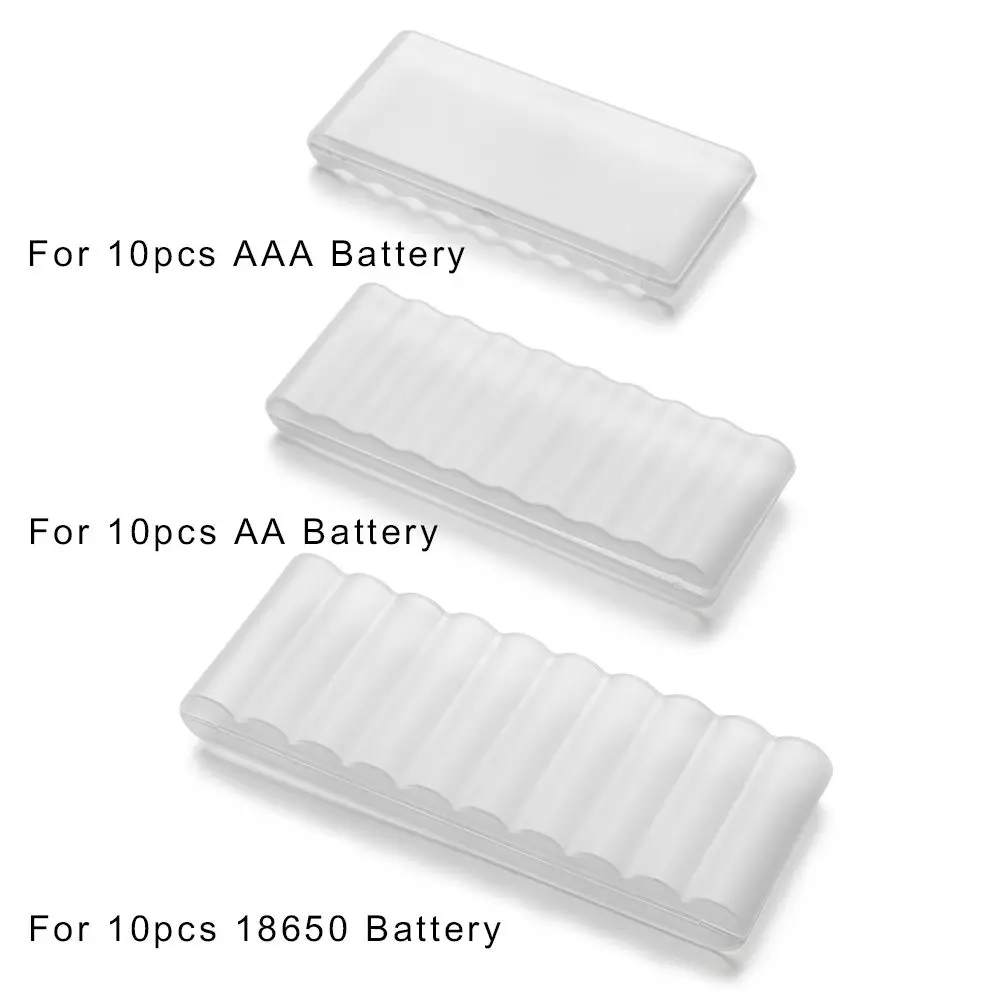 Portable Battery Organizer Durable 18650 Container 2032 Battery Holder Case AAA Battery Storager Box