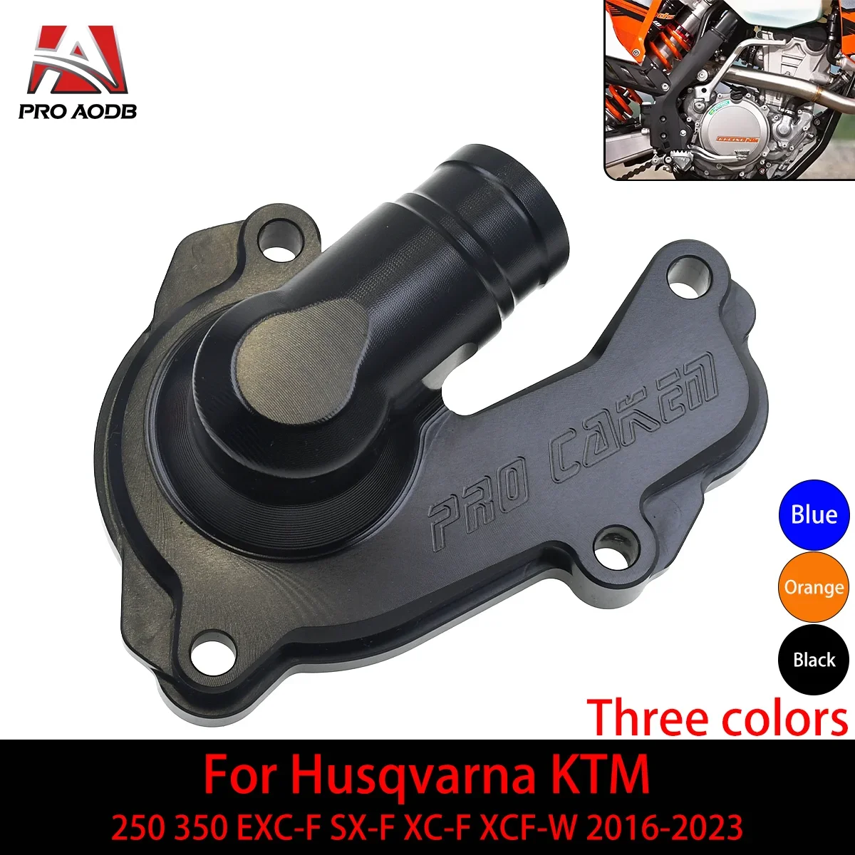 

CNC Aluminium Water Pump Guard Cover Protector cover For GASGAS Husqvarna KTM EXC-F SX-F XC-F XCF-W 2016-2023 Motorcycle Parts