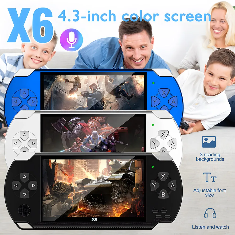 وحدة تحكم ألعاب مجددة مع بطاقة ذاكرة ، محمولة باليد ، سوداء ، 16 جيجابايت ، 32 جيجابايت ، 64 جيجابايت ، GB #1