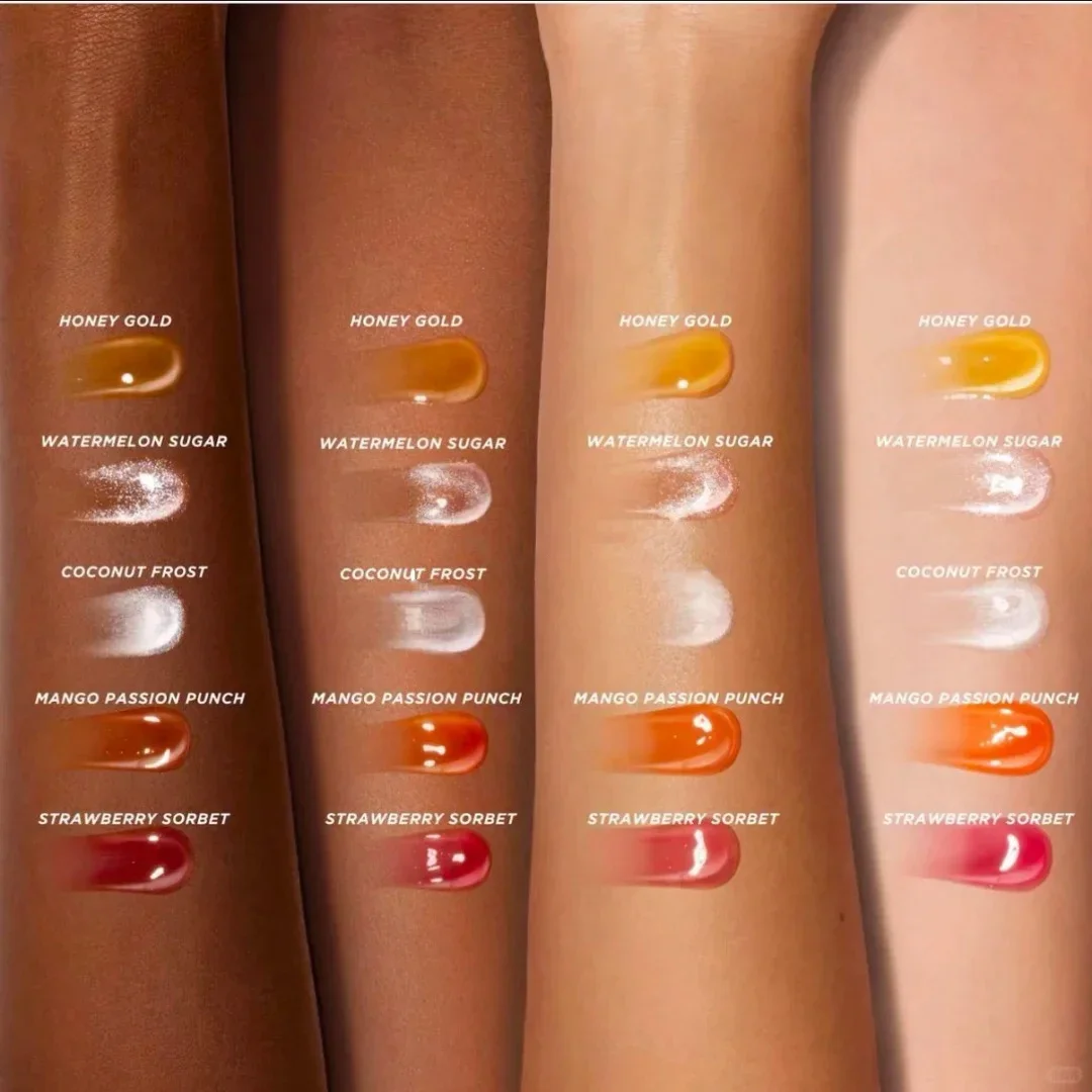 زيت شعر الشفاه المملوء بالعسل من INS Gisou حجم السفر غني بمرطب الشفاه بلسم الشفاه المرطب للعناية بزيت ملمع التقشير #5