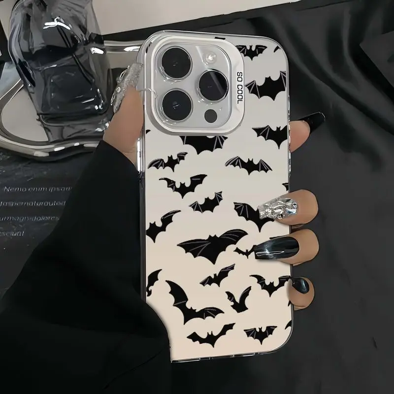 Hot Full Screen Bat Phone Case For iPhone 13 12 Mini 16 15 14 11 Pro Max XR X XS 14 15 7 8 Plus Y2K Anti Fall Back Cover