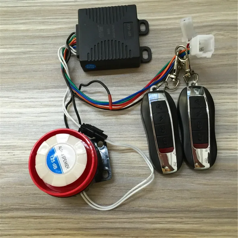 STARPAD For Electric vehicle anti-theft device 48v dual remote anti-cut line alarm off bottle   high quality wholesale,