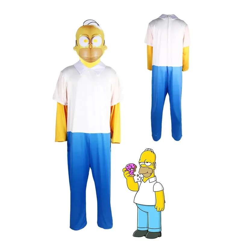 DY 20252025   Complete Simpson Anime Cosplay Set, Stage Performance, Parent-Child