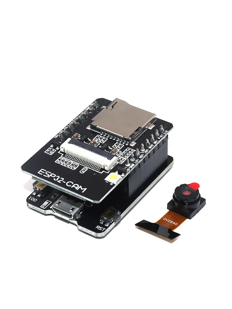 ESP32-CAM ESP32-CAM-MB MICRO USB ESP32 série vers WiFi ESP32 CAM carte de développement CH340 CH340G 5V Bluetooth + caméra OV2640