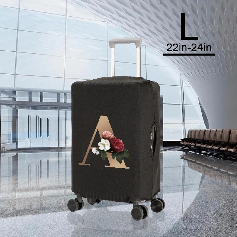 

Personalized Printed Travel Spandex Luggage Suitcase Protector Sublimation Luggage Cover