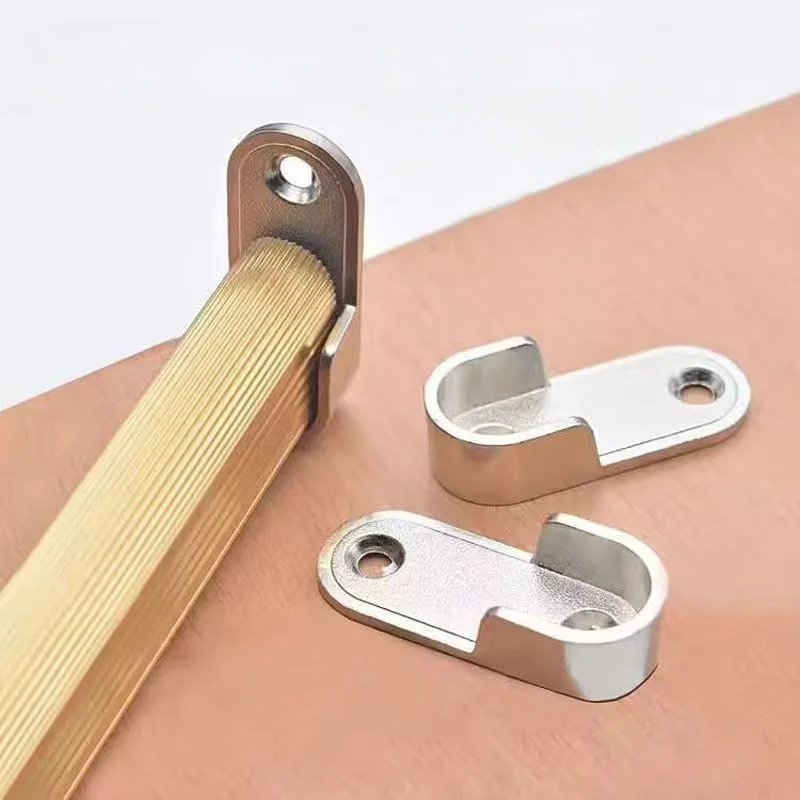 2/6/8 قطعة على شكل حرف U سميكة خزانة الملابس أنبوب قوس دعم قضيب ، أثاث الأجهزة ، اكسسوارات الخزانة سهلة التركيب