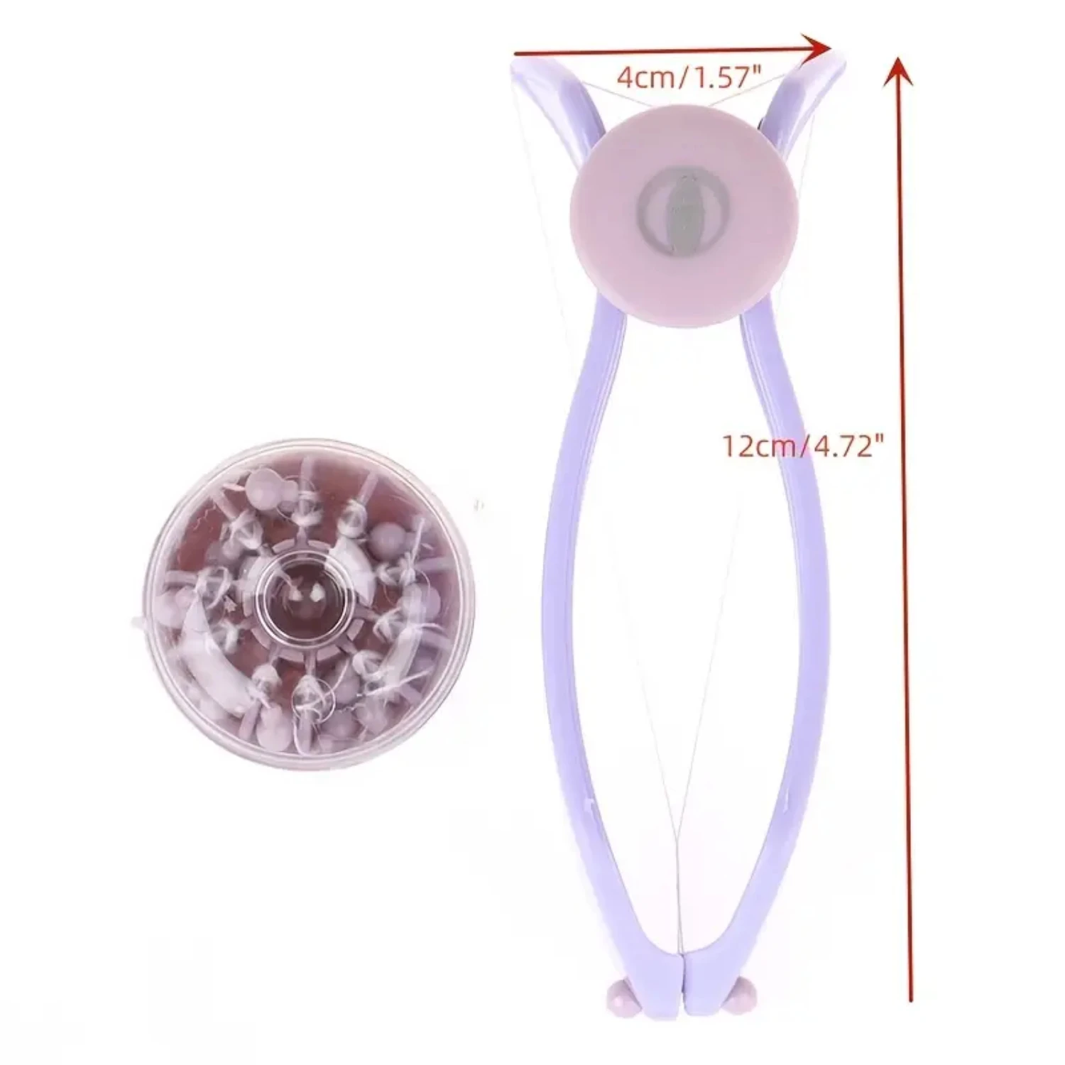 부드럽고 효율적인 휴대용 얼굴 제모기, 얼굴 및 몸에 정확하고 쉬운 제모, 부드럽고 무통 모발