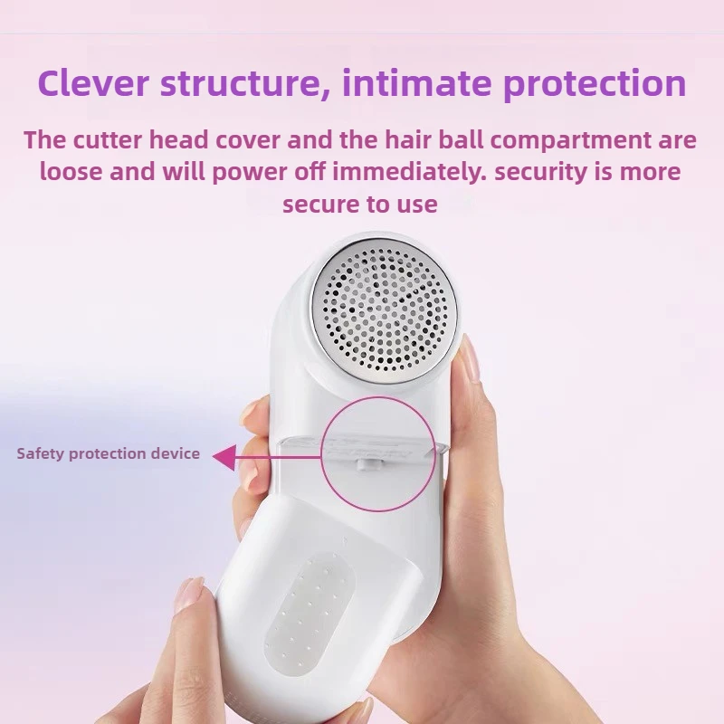 새로운 XIAOMI MIJIA 휴대용 원래 린트 리무버 Rechargable 천 패브릭 면도기 Fluff Pellet 의류 스웨터에 대한 기계 제거