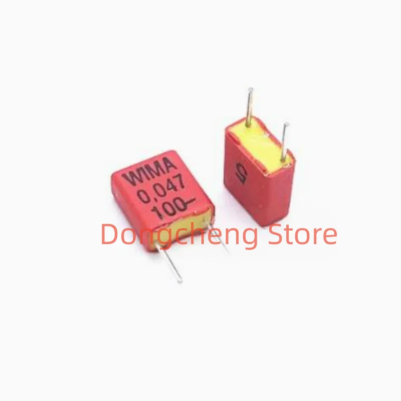 

10 шт./30 шт./50 шт./лот WIMA MKP2 100 В 0,047 мкФ 47nJ100 100v0.047UF фольгированный пленочный конденсатор 47 нФ 473 расстояние между ногами 5 мм
