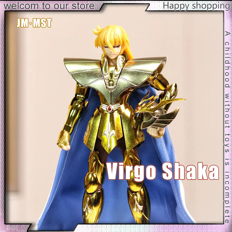 

JM·MST Saint Seiya Myth Cloth EXM Virgo Shaka Plus 3.0 Large Scale Gold Saint Fully Articulated Action Figure Collectible Model