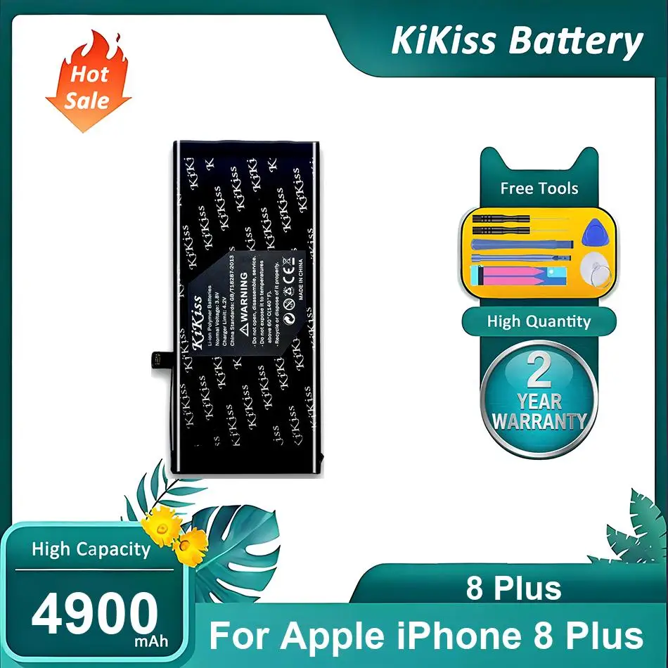 

Li-ion Polymer Mobile Phone Battery For Apple iPhone 8 Plus,8 Plus,4900mAh