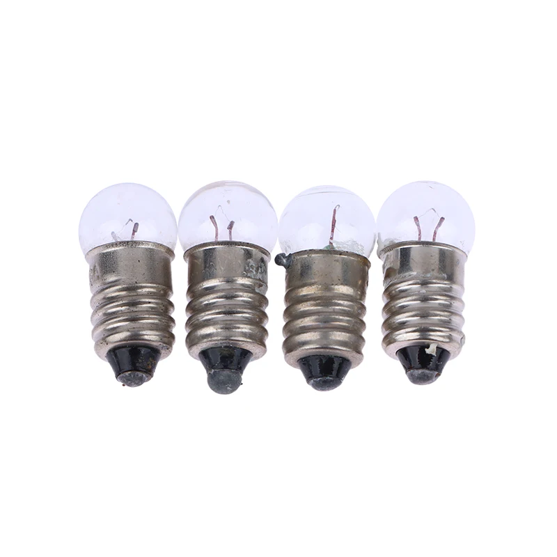 

10 Pcs For Testing Lab Teaching Small Round Student Lab Supplies 1.5V 2.5V 3.8V Flashlight Small Bulb