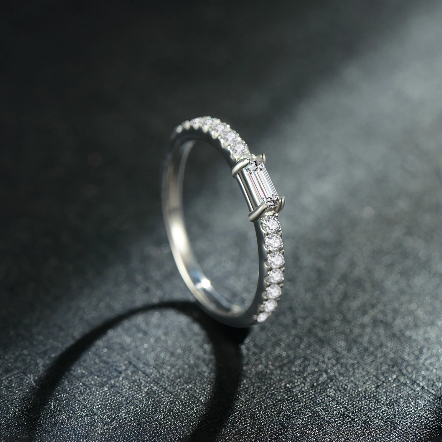 Modian Top Quality 100% Real 925 Sterling Silver Classic Charm AAAAA Zirconia Wedding Finger Rings For Women Fine Jewelry anel