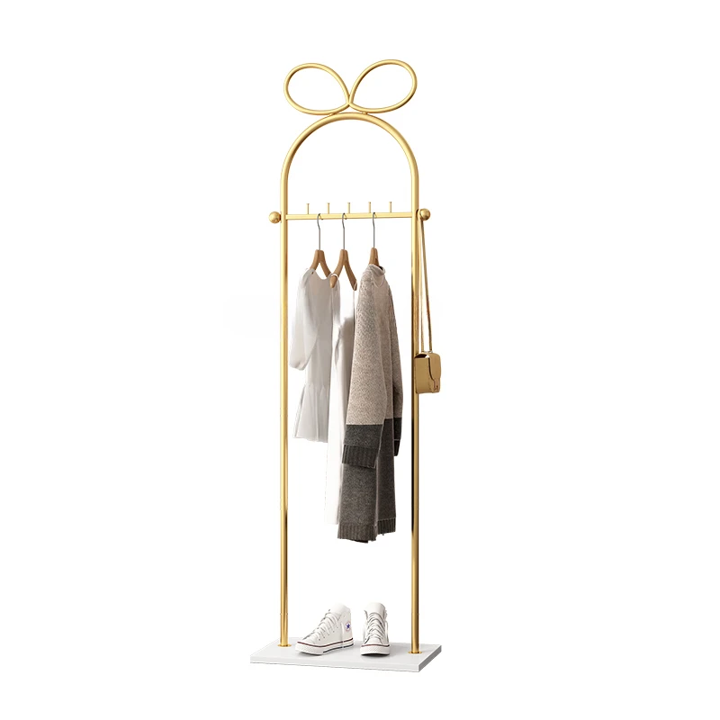 

Light Luxury Coat Rack Floor Bedroom and Household Hanger Rack Clothes Rack Simple