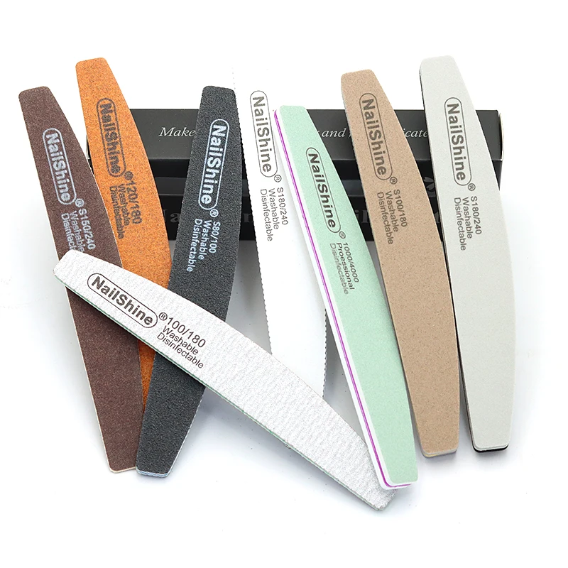 8-صندوق/مجموعة عازلة لتلميع الجل وطحن الرملي إسفنجة أظافر مجموعة ملفات مانيكير أدوات تجميل احترافية للعناية بالأظافر