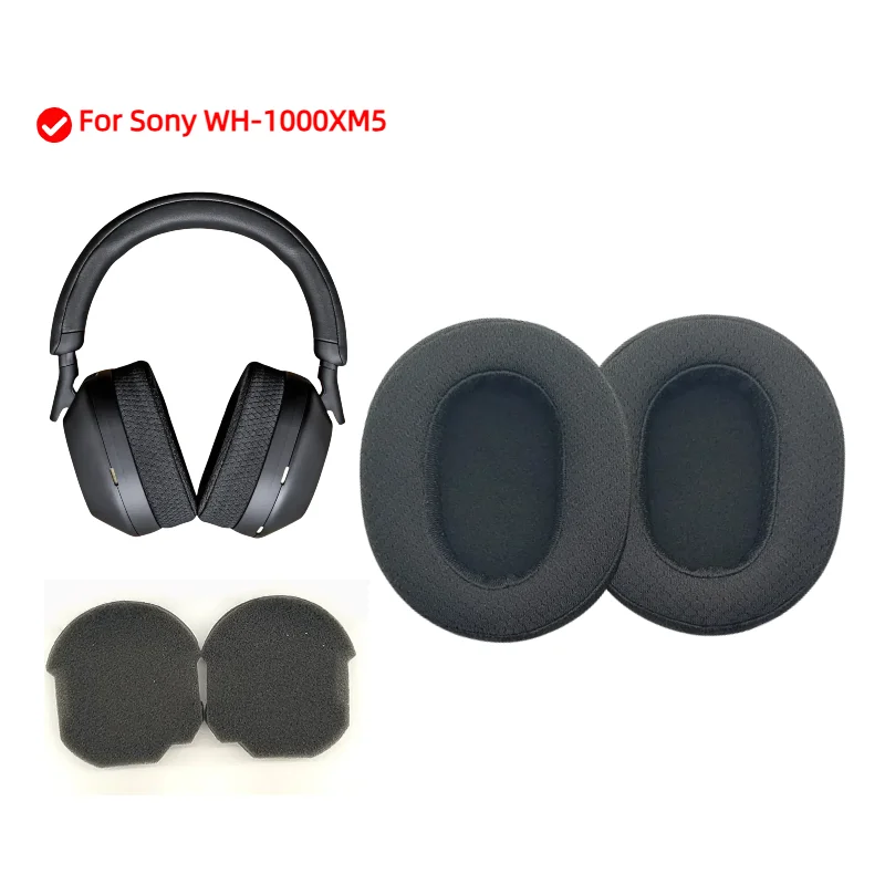

For Sony WH-1000XM5 Original earmuffs with buckle Headphones Memory Foam Ear Cushions High Quality