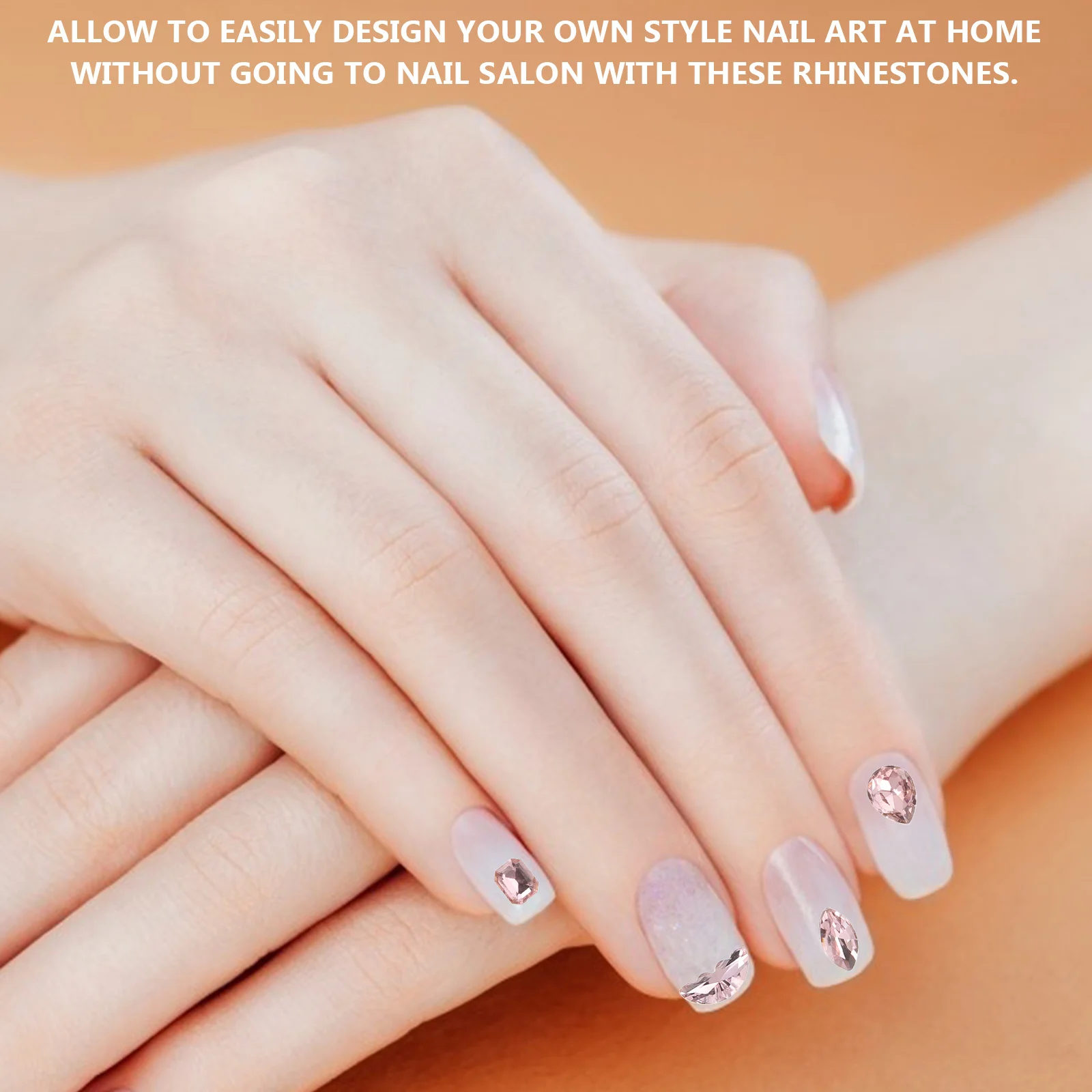 

1 коробка нерегулярных подвесок со стразами, художественный декор, маникюр, сделай сам, блестящие стразы, подвески для ногтей на день Святого Валентина, блестящие украшения для ногтей, вода