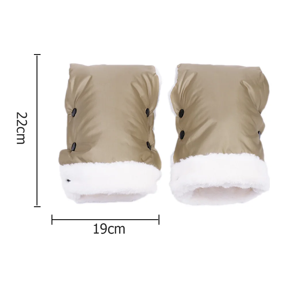 

1 пара варежек для стула для новорожденных, водонепроницаемые перчатки-клатчи для младенцев, ветрозащитные, толстые, теплые, детский чехол для коляски на открытом воздухе