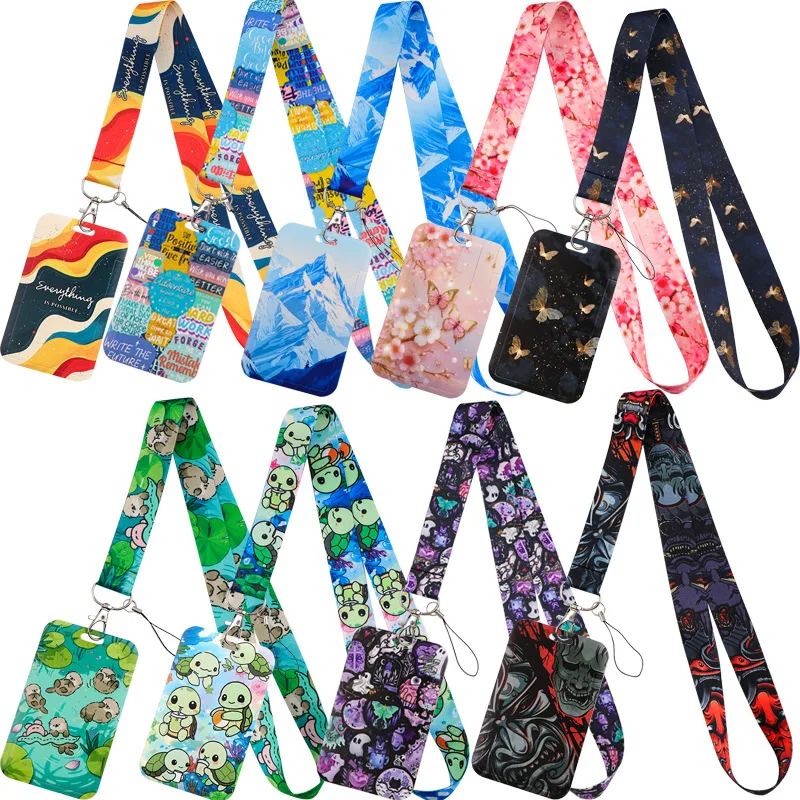 

Брелок для ключей с изображением черепахи и бабочки, автобус, студенческие удостоверения личности, ремешки для ключей, шейный ремешок для карт, значок, брелок для спортзала, аксессуары, подарки