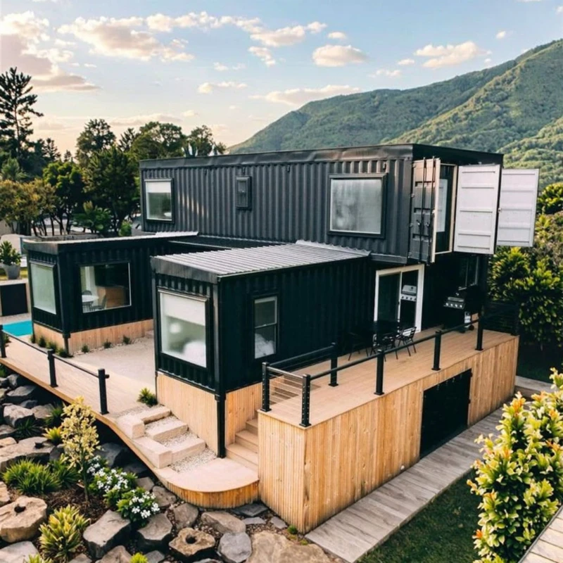 Modular Prefab House Container House Portable Foldable Flat Pack Room 20ft 40ft Prefab Modern Living Expandable Foldable House