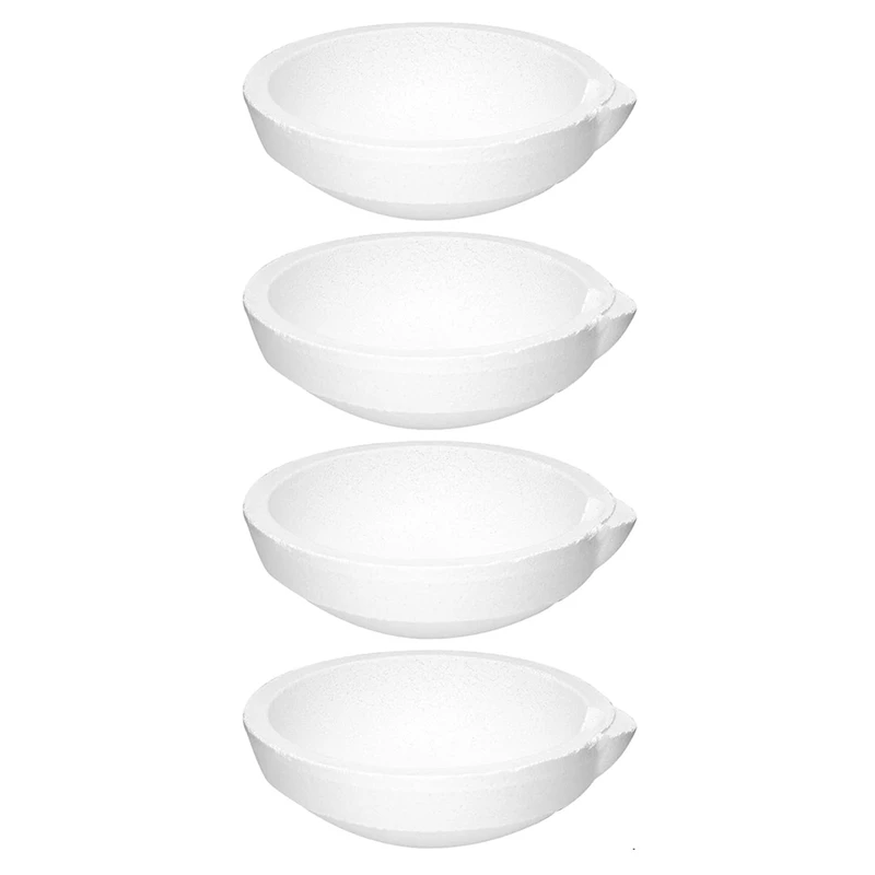 

Ceramic Crucible Bowl, 4 Pcs 250G Quartz Melting Dishes Pot For Melting Casting Refining Gold Silver Brass