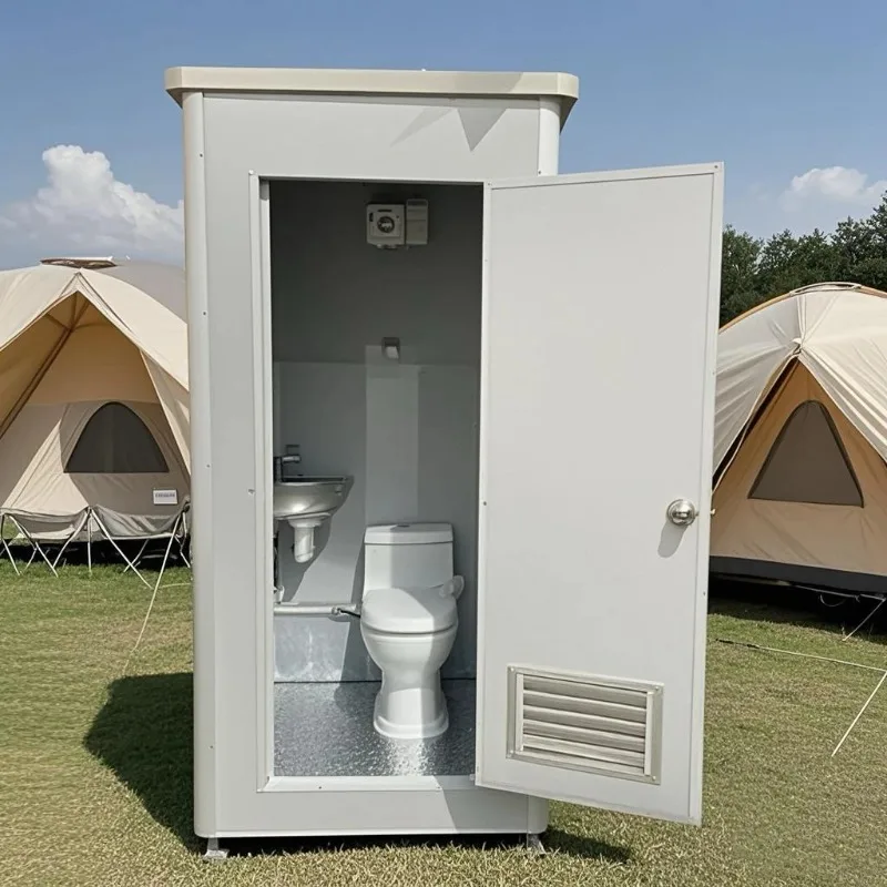 

Portable Outdoor Toilets Movable Restroom Porta Potty for Camping Mobile Bathroom in Stock for Park or Exterior Use