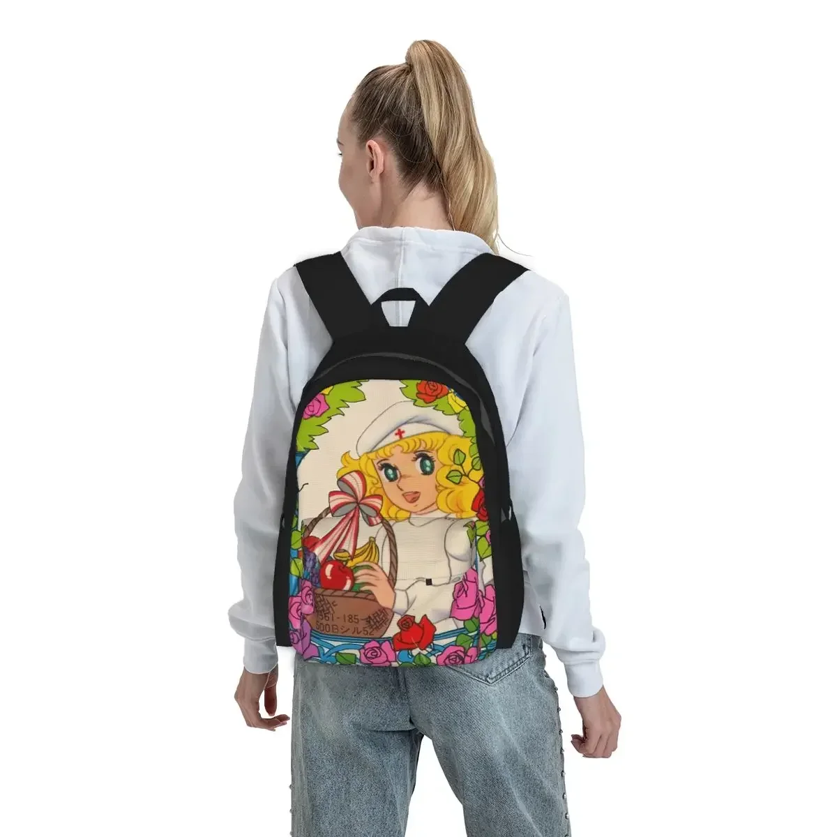 Happy Candy Candy Japan Anime Backpack Student BookBag Children School Bag Laptop Shoulder Bags for Men Women