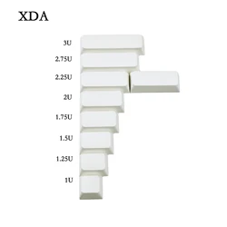 XDA v2 White Beige Convex Spacebar 2u 2.25u 2.75u 3u For Split Keyboard Minila Planck Alice