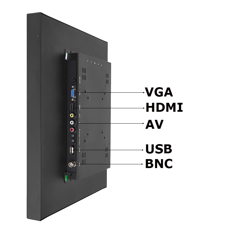 Il più nuovo Monitor da 19 pollici 1280x024 8U Cabinet Monitor Touch LCD di grado industriale integrato con AV/BNC/VGA/HDMI/USB