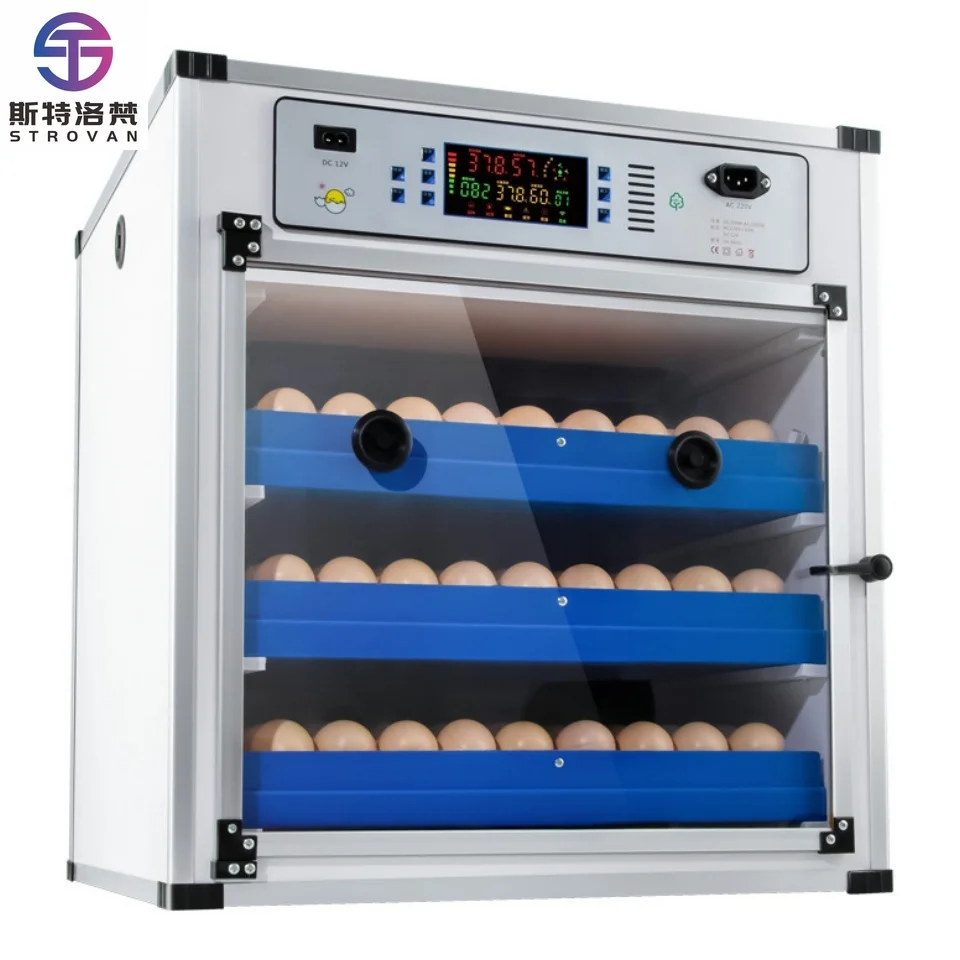 Supply Smart Egg Incubator Dual Power AC and DC Incubator Machine Automatic Poultry Hatcher Farm