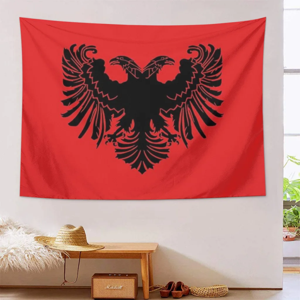 

Albanian Flag Tapestry Home And Decoration Wall Art Tapestries Room Decors