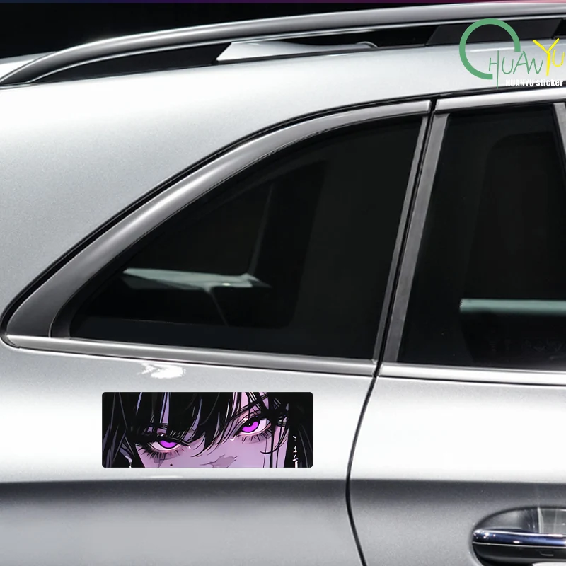 Applicable to motorcycle and automobile reflective anime eye killing decal stickers, decals, personalized decorative stickers