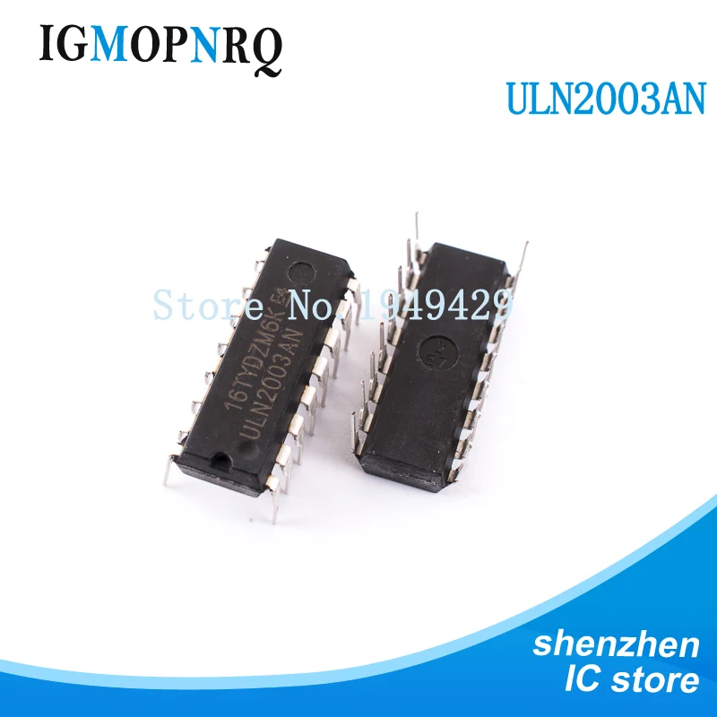 

100 шт./партия, транзисторы ULN2003AN DIP16 ULN2003A ULN2003 Darlington