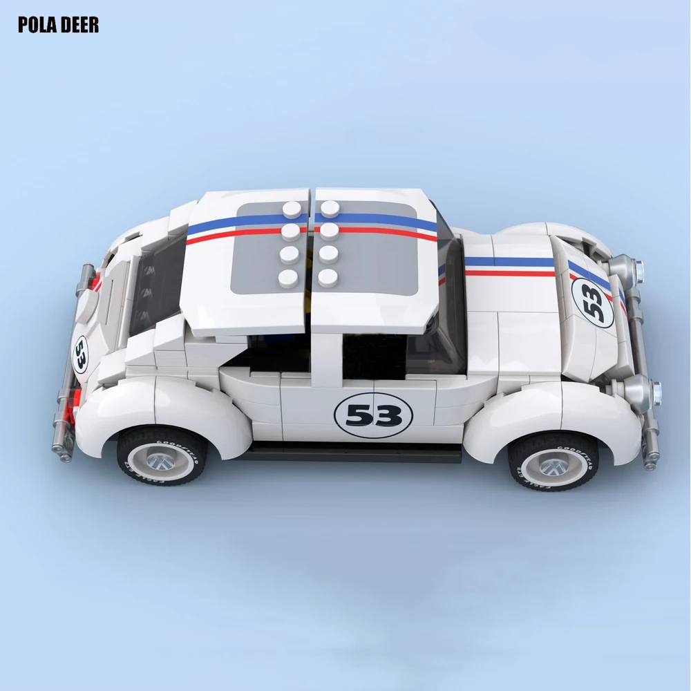 Poladeer 322 قطعة خنفساء ليلية التصميم الإبداعي تجميعها اللبنات التعليمية نموذج الصبي لعبة عطلة هدية عيد ميلاد