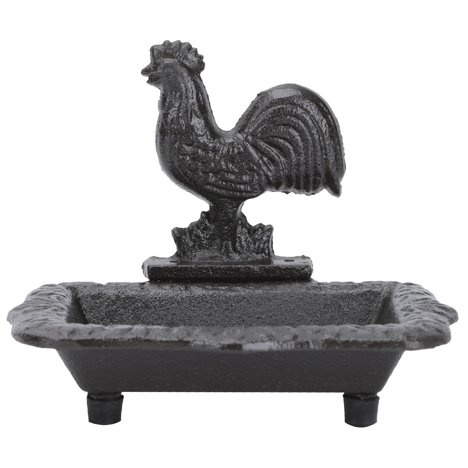 

1pc Cast Iron Box Retro Bathroom Holder Sturdy Decorative Soap Rack For Shower Handmade Soap Storage Hollow Design Moisture