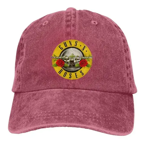 Guns N Roses Unisex Baseball Caps Distressed Washed Hats Cap Retro Outdoor All Seasons Travel Snapback Cap