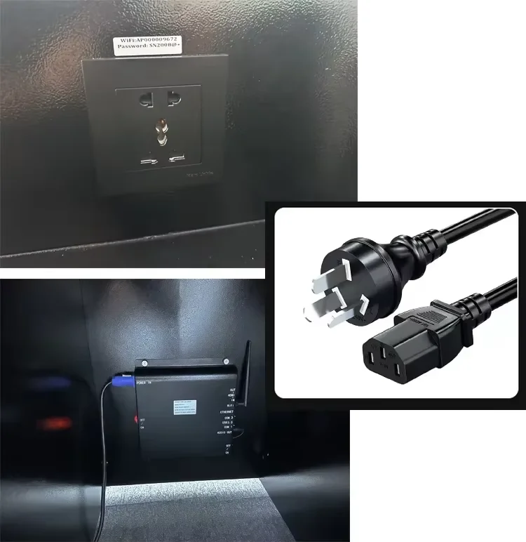 Exhibition Booth Curve Dj Customized Customized Flexible Led Screen P1.8 P2 P2.5 P3 Front Desk Led Display