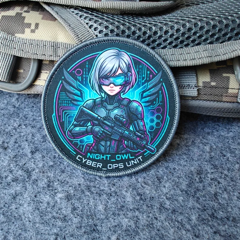 2026 Neue Anime-Patches, Future Girl Moralbadges, für Kleidung, Hüte, Rucksäcke usw., mit Klettverschluss