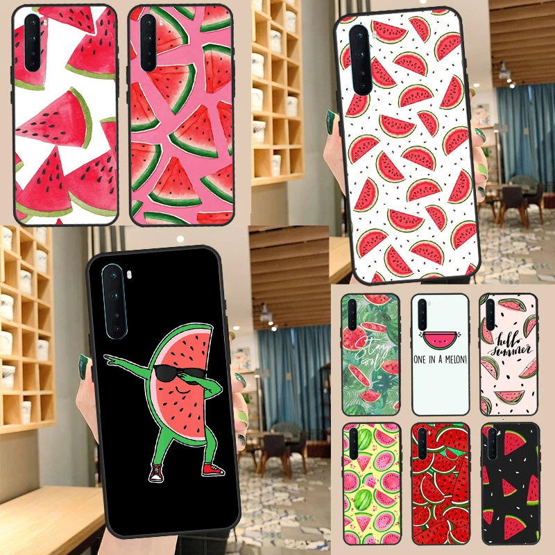 Cute Summer Fruit Watermelon Case For OnePlus Nord 2T N10 N20 N100 CE 2 Lite Cover For OnePlus 8T 10T 9RT 8 9 10 Pro