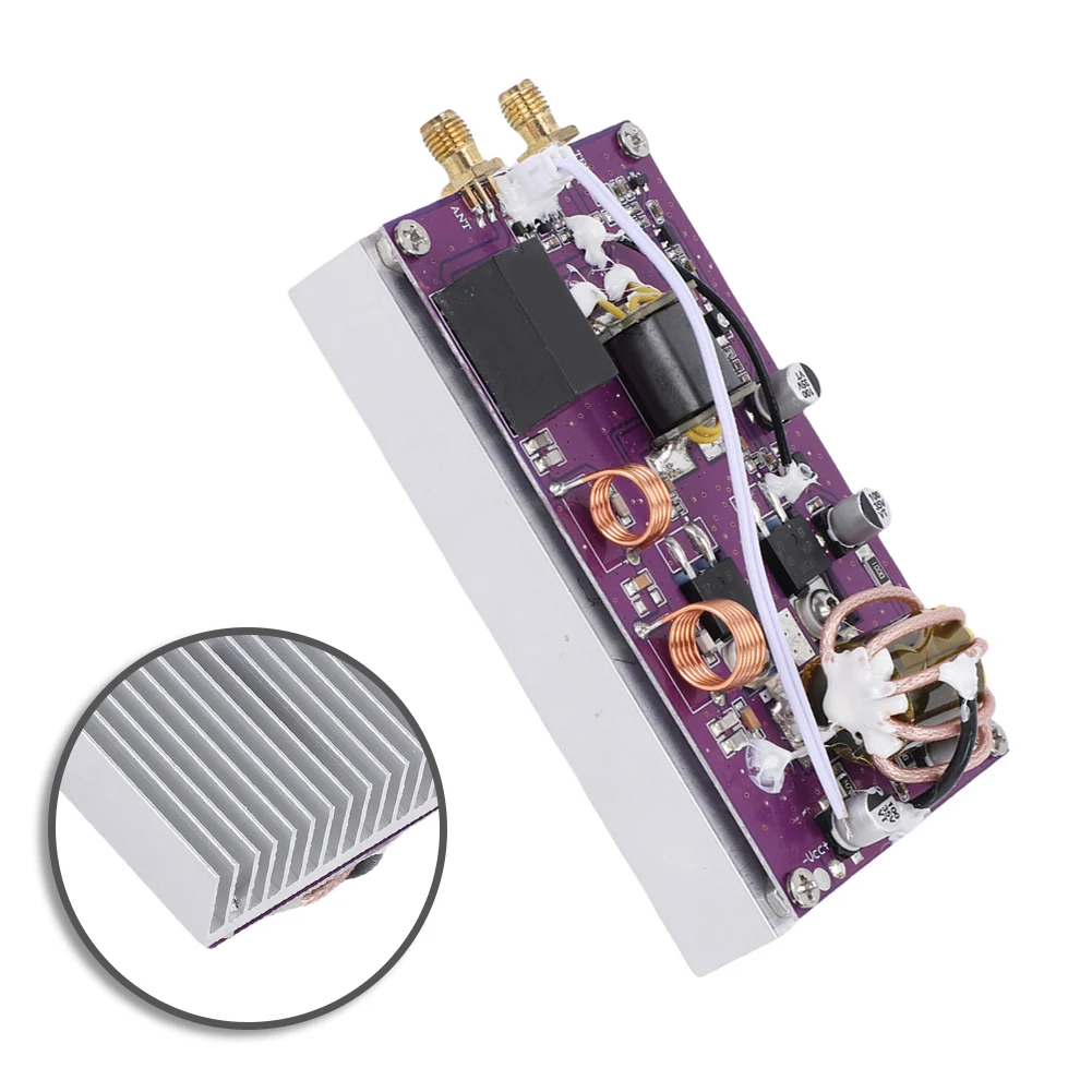 20W Portable Shortwave Module 2-30MHz With Automatic Switching And Low Pass Filter For HF Radio Power Purple