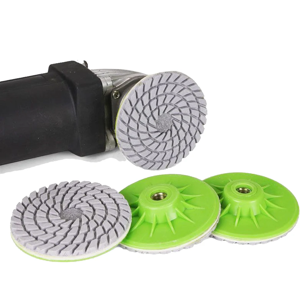 

80 мм 3-дюймовая полировальная подушечка для влажной и сухой полировки, абразивный диск для шлифования мрамора, гранита, бетона, шлифовки столешницы, камня, зернистость 150 #