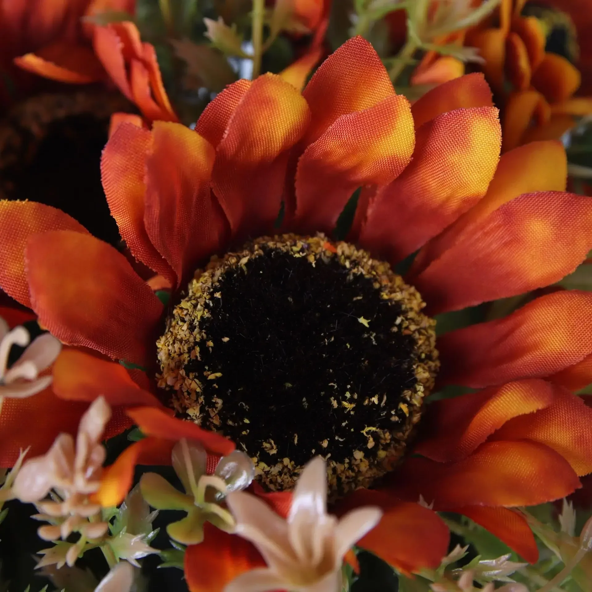 Artificial Flower Autumn Sunflower European Sun Flower Wedding Home Furnishing Small Flower Artificial Flower Simulation Bouquet