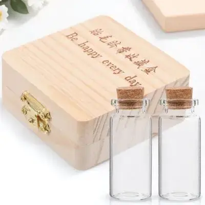 

Preserving Box Wooden Fetal Hair Umbilical Cord Storage Organizer for Keepsakes and Milestone Memories