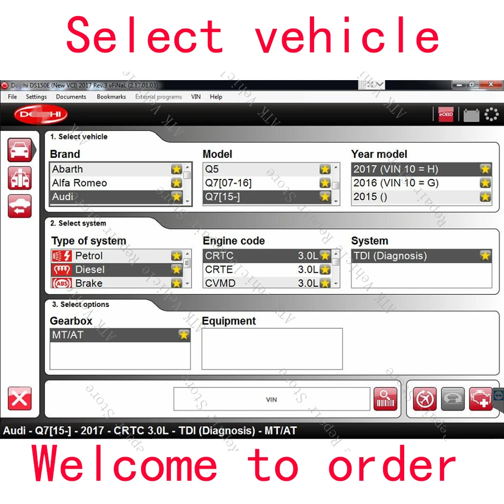 Diagnostic Software Auto--com 2017.R3 with Keygen , Delp--hi 2017.R3 with KeygenCars + light trucks in 2017 CD USB flash drive