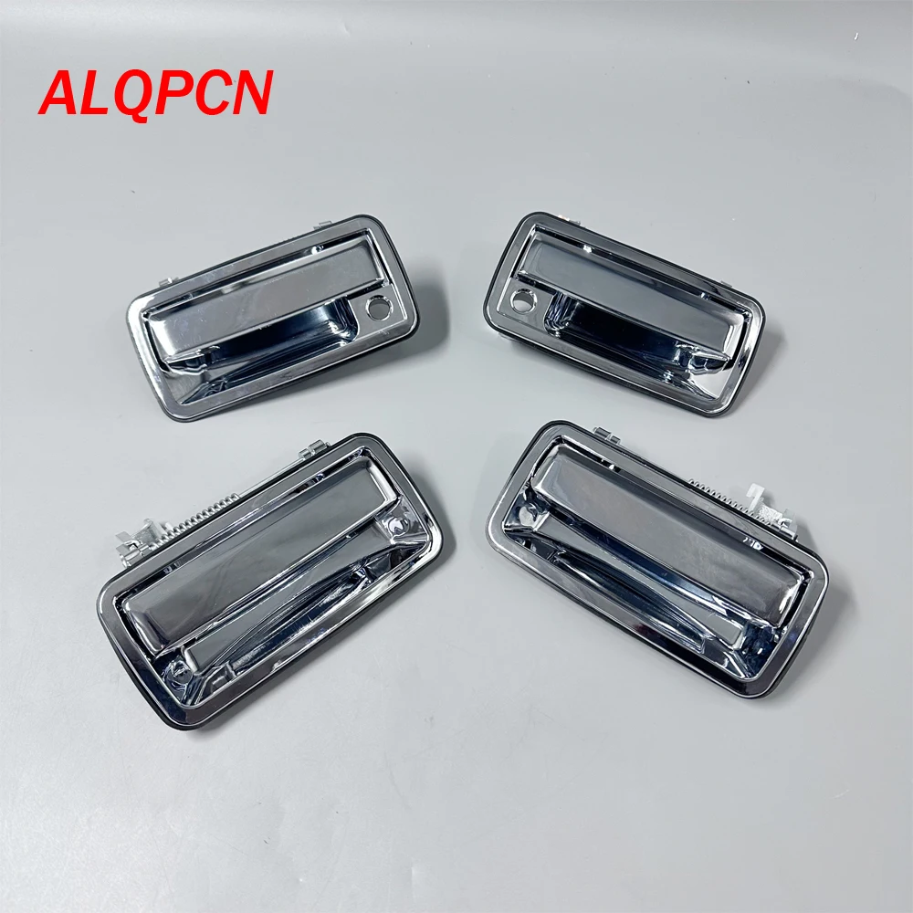 for Chrome Outside Exterior Door Handle Pair Set S-10 Chevy Pickup Truck