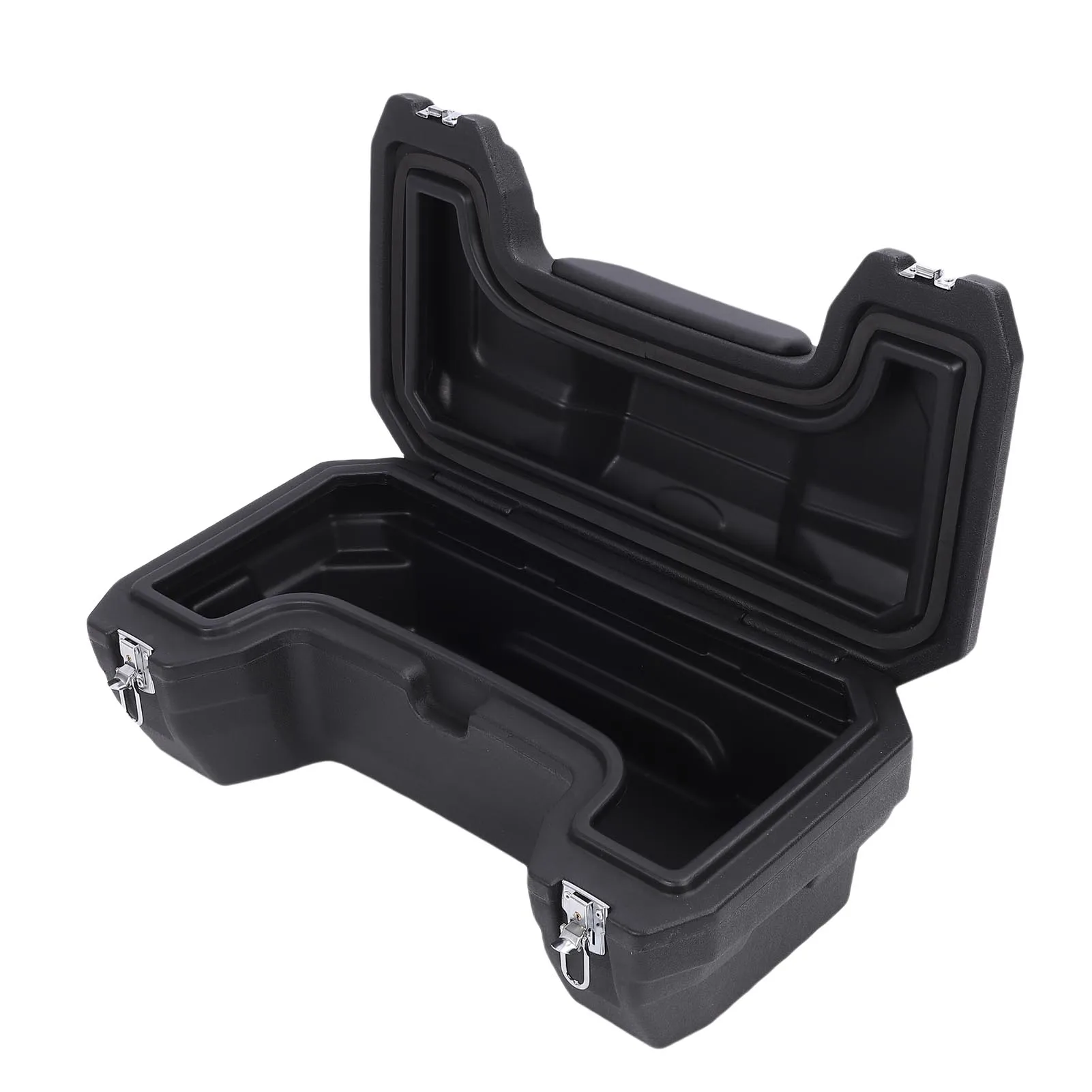 55L سعة كبيرة مقاومة للمطر ATV صندوق تروس المقعد الخلفي متعدد الوظائف مقاوم للخدش نظام قفل آمن للتخييم صندوق خلفي #2