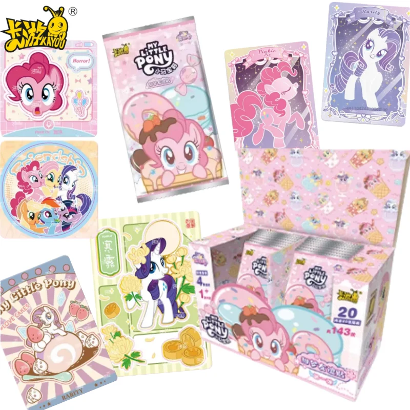 

KAYOU натуральная My Little Pony аниме периферийные устройства сладкие мечты коллекционная карта дружбы милый пакет карты игрушки праздничные подарки