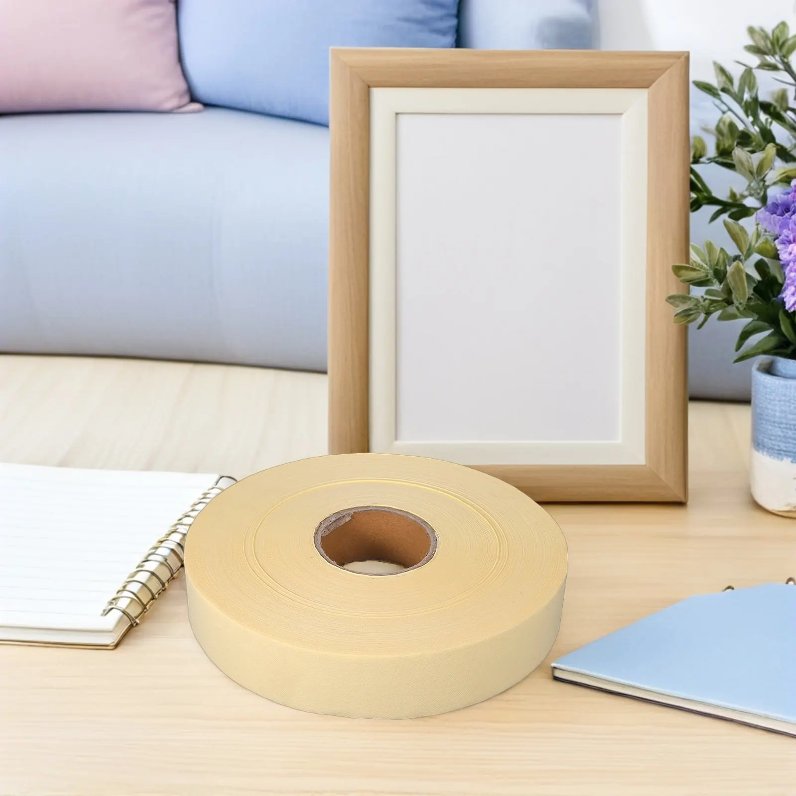 

1 рулон клейкой нетканой ленты шириной 1,97 дюйма для переплета книг, скрапбукинга, фотоальбомов, ремонта корешков учебников, принадлежности для переплета книг