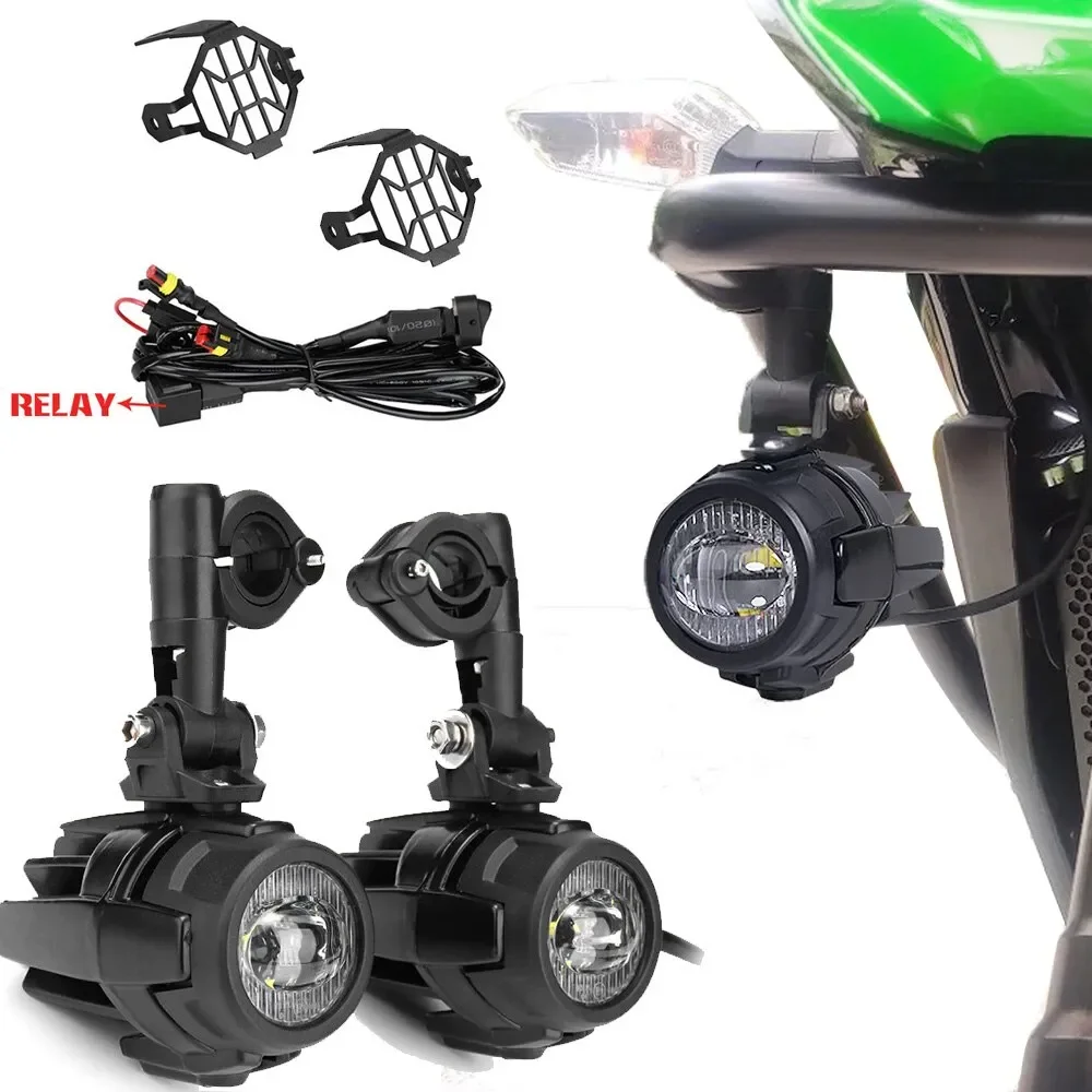 Front Headlight Aux Lights Fog Lamp Assembly For BMW R1200GS LC/ADV F800GS F750GS F650GS R1150GS Motorcycle High Brightness